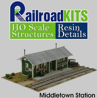 Middletown Station HO Scale Craftsman Kit by Railroad Kits   The 