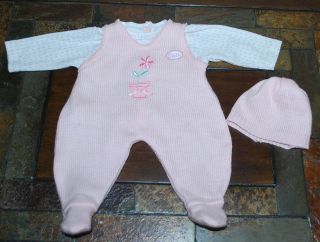 Zapf Creations Baby Doll Clothing Outfit for Colette Pink Knitted 