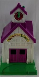 Barneys School House Plastic Buildin 4 Barneys Easel Table Playground 