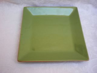 Vietri Disc. Basil Square Salad Plate, NWT 8 1/2 x 8 1/2