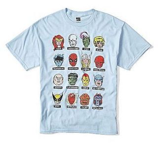 MARVEL COMICS Minty Personality Tee Shirt Characters NWT