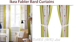Ikea Fabler Bard Kids Curtains Gorgeous For Childs Bedroom & Baby 
