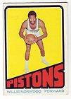 1972 73 Topps 107 Bill Hewitt Detroit Pistons EX