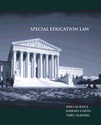 Special Education Law by Nikki L. Murdick, Barbara C. Gartin and Terry 