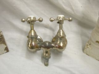 Porcelain Hot/Cold Vintage Faucet Handle Escutcheans