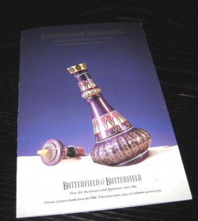   Jeannie bottle Butterfield catalog fold out Barbara Eden rare nr mint