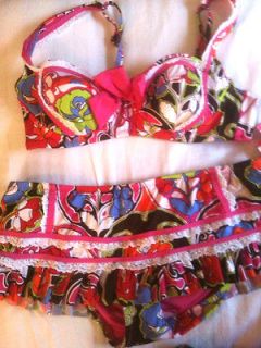 NWT Betsey Johnson Deco Rose Size Small