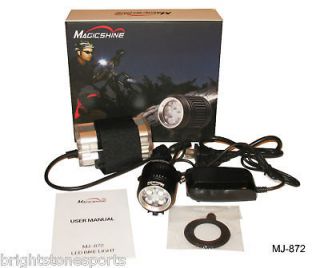   MJ 872 1600 Lumen Bike Light w 828 Battey plus head strap ext cable