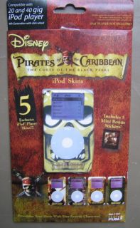 BASIC FUN 5 skins for iPod 4th Click Wheel 20g 40g PIRATES of 