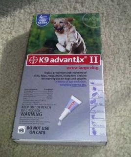 Bayer K9 Advantix Blue 4 Pack For Dogs Over 55 lb