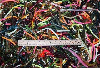   OF SOFT PLASTIC LURES 4 POUNDS +/  WORMS LIZARDS CRAWS CREATURE BAITS