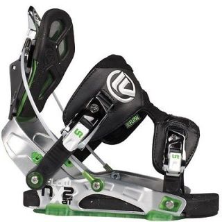 New Flow NX2 AT 2013 Snowboard Bindings Mens Size XL   Free Beenie
