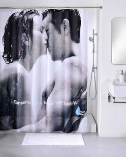   Waterproof Fabric Bath Shower Curtain 12Hook / New / 