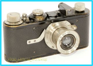 LEICA I Model A N°32559 + Elmar 13.5 f5cm Vintage Camera + Case by 