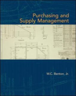   and Supply Management by W. C. Benton 2006, Hardcover