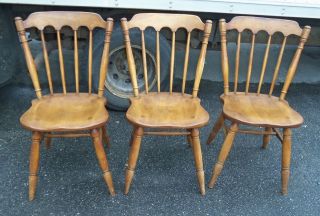Cushman Maple Dining Room Side Chairs