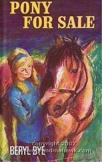 PONY FOR SALE by BYE, BERYL Hardcover 1984