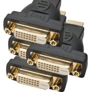   Changes DVI cable for Big Screen LCD TV HDMI connecter, Gender Changer