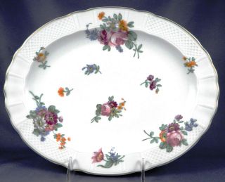 BERNARDAUD & Co. FRENCH LIMOGES LE TRIANON Medium Oval Serving 