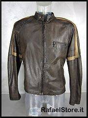 BELSTAFF Mens Jacket Leather L IT 713074 Hero Jkt Man Black Brown 