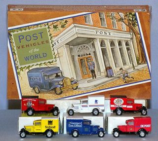   Matchbox Collectibles   Post Vehicles of the World 6 Die Cast Trucks