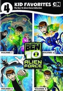 KID FAVORITES THE BEN 10 ALIEN FORCE COLLECTION   NEW DVD BOXSET