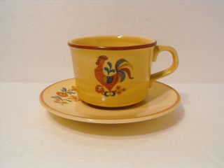 CUP AND SAUCER SET TAYLOR SMITH TAYLOR U.S.A. REVEILLE REVEILLE 