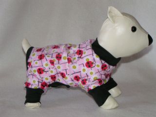   bug S 12L Dog PJS 4 legged cotton Flannel Pajamas clothes pet apparel