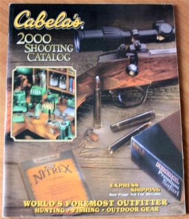 Cabelas 2000 Shooting Catalog by Cabelas