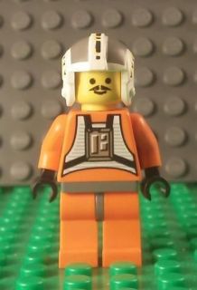 Lego Star Wars Biggs Orange Trooper Pilot Minifigure 7140 RARE Clone 