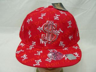 NEW YORK   CASH MONEY   EMBROIDERED   FITTED XL SIZE   MVC BALL CAP 