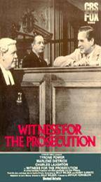 Witness for the Prosecution VHS