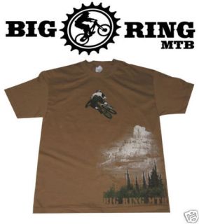 Big Ring MTB Sky Jump Downhill Racer Coffee T Shirt
