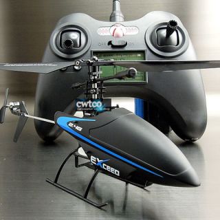   4CH 4Channel GYRO 2.4GHz RC Remote Control Single Blade Helicopter