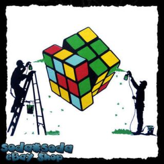   Magic CUBE T SHIRT (M) Rubiks Fun Geek sheldon Nerd big bang theory