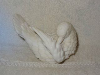 Santini Sculpture  Doves Dove Bird Figurine Wing Up  Made in Italy