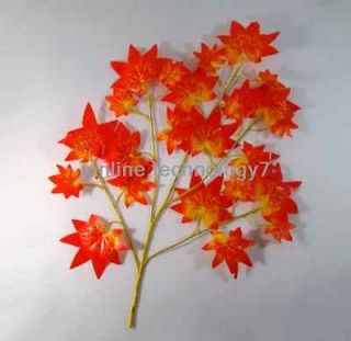 Newly listed 12pcs Maple BRANCH TREE SPRAY ARTIFICIAL PLANT 300pcs 