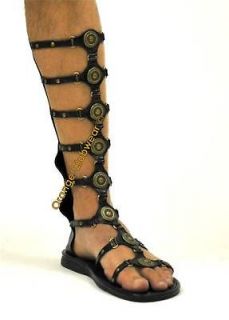 Medieval Roman Mens Costume Sandals Halloween Shoes