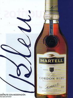 2003 MARTELL CORDON BLEU COGNAC DISFRUTE VINTAGE PRINT AD in SPANISH