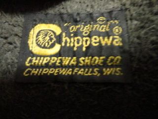 VINTAGE 60s CHIPPEWA BLACK LABEL BOOTS INDIAN HEAD ON SIDE