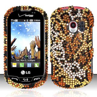 BLING Crystal Hard Snap Phone Protect Cover Case for LG EXTRAVERT 