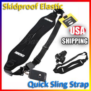 New Anti slip Neoprene Quick Sling Shoulder Belt Strap for DLSR SLR 
