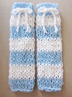   Leg Warmers Socks Striped Blue White Sweater Infant Boys Gap Newborn