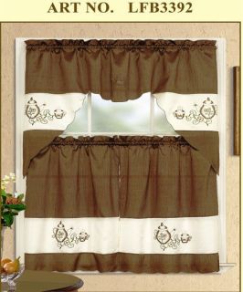 cafe kitchen curtains in Curtains, Drapes & Valances