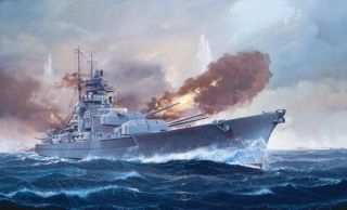 Revell Germany 1/350 Battleship Bismarck Model Kit 80 5040