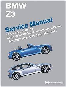 BMW Z3 Service Manual 1996 2002 1.9, 2.3, 2.5i, 2.8, 3.0i, 3.2   Z3 