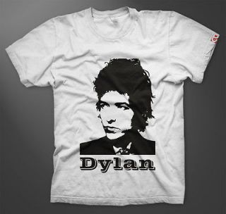 Bob Dylan T shirt. Custom made. One of a kind. Highest quality. Cotton 