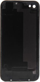   iPhone 4 4G VERIZON CDMA Battery Cover Back Rear Glass Black Set OEM