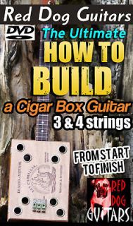   Cigar Box Guitar Dobro banjo / Slide   3 or 4 string Blues & Rock