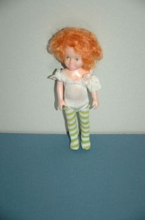 Vintage Annie 1982 Knickerbocker Toy Com. Doll Vinyl Red Hair 6 Girl